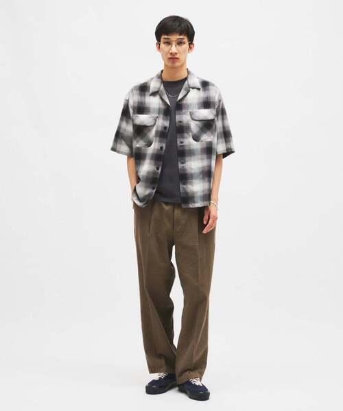 PENDLETON(ペンドルトン)の「PENDLETON / ペンドルトン 別注 TR ツイル 半袖 オープンカラーシャツ(シャツ/ブラウス・メンズ・ライトグリーン/ブラック/ブルー系その他/ブラウン系その他・LARGE/MEDIUM)」の18枚目の写真