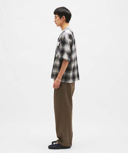 PENDLETON(ペンドルトン)の「PENDLETON / ペンドルトン 別注 TR ツイル 半袖 オープンカラーシャツ(シャツ/ブラウス・メンズ・ライトグリーン/ブラック/ブルー系その他/ブラウン系その他・LARGE/MEDIUM)」の17枚目の写真
