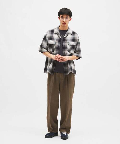 PENDLETON(ペンドルトン)の「PENDLETON / ペンドルトン 別注 TR ツイル 半袖 オープンカラーシャツ(シャツ/ブラウス・メンズ・ライトグリーン/ブラック/ブルー系その他/ブラウン系その他・LARGE/MEDIUM)」の15枚目の写真