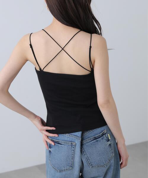 FREE'S MART（フリーズマート）の「カップ付きキャミソール（キャミソール・レディース・ホワイト/グレー/ブラック・FREE）」の5枚目の写真