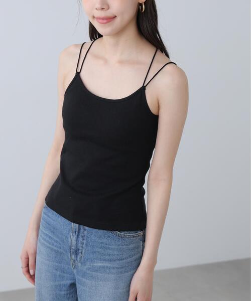 FREE'S MART（フリーズマート）の「カップ付きキャミソール（キャミソール・レディース・ホワイト/グレー/ブラック・FREE）」の7枚目の写真