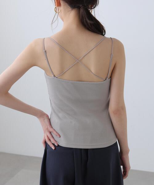 FREE'S MART（フリーズマート）の「カップ付きキャミソール（キャミソール・レディース・ホワイト/グレー/ブラック・FREE）」の13枚目の写真