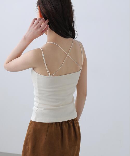 FREE'S MART（フリーズマート）の「カップ付きキャミソール（キャミソール・レディース・ホワイト/グレー/ブラック・FREE）」の17枚目の写真