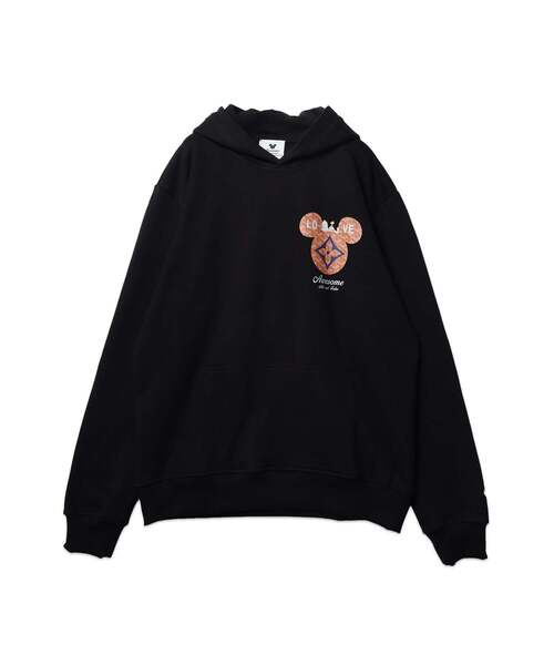 Import & Select(インポートアンドセレクト)の「【AWESOME】 LV PRINT HOODIE フーディ パーカー(パーカー・メンズ・ホワイト系1/ブラック・3/4)」の2枚目の写真