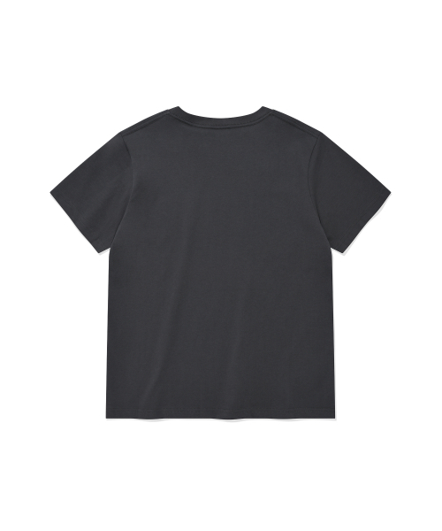 COVERNAT WOMAN(カバーナットウーマン)の「ウーマン クール コットン クーパー ロゴ Tシャツ チャコール(Tシャツ/カットソー・レディース・その他・WS/WM/LARGE)」の6枚目の写真