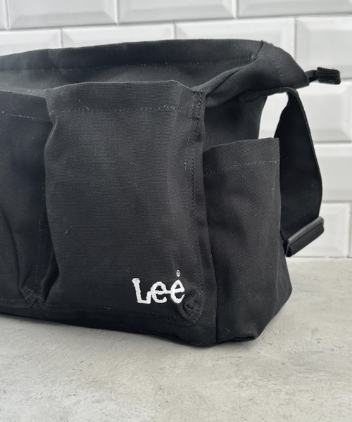 Lee(リー)の「Lee/立体ポケット キャンバスショルダーバッグ/A4対応/ ユニセックス(ショルダーバッグ・レディース・ブラック/オフホワイト・FREE)」の20枚目の写真