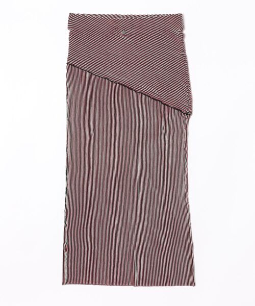 Desigual(デシグアル)の「バイカラーストライプアシメニットスカート(スカート・レディース・グリーン・S/M/L)」の7枚目の写真