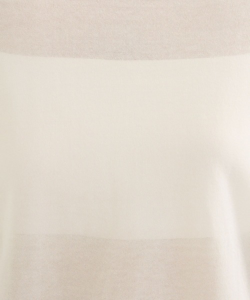 Chaos（カオス）の「Chaos(カオス)/ シアーダブルカラープルオーバー（ニット/セーター・レディース・ホワイト系/ブラック・FREE）」の20枚目の写真