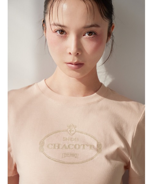 SNIDEL（スナイデル）の「【Chacott】コラボレーストリムTシャツ（Tシャツ/カットソー・レディース・その他/ホワイト/ライム/ピンク・F）」の8枚目の写真