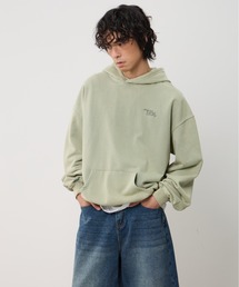 26ss Vintage Washed Hoodie/フード刺繍ヴィンテージ加工パーカー