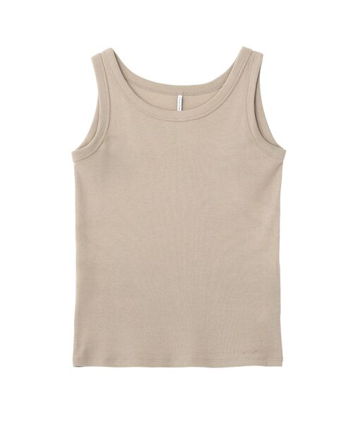 AMERICAN HOLIC（アメリカンホリック）の「【抗菌防臭】テレコタンクトップ（タンクトップ・レディース・ブラック/ダークベージュ/チャコールグレー/オフホワイト/グレイッシュベージュ・M/L）」の20枚目の写真