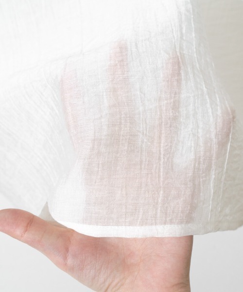 flower(フラワー)の「ボタニカルカラーブラウス(シャツ/ブラウス・レディース・ホワイト/アイボリー・FREE)」の20枚目の写真