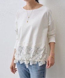 LUCPY（ラクピー）の「レースドッキングプルオーバー（その他アウター）」