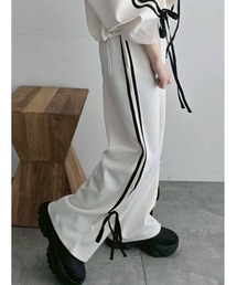 【ZOZO限定】リボンライントラックパンツ