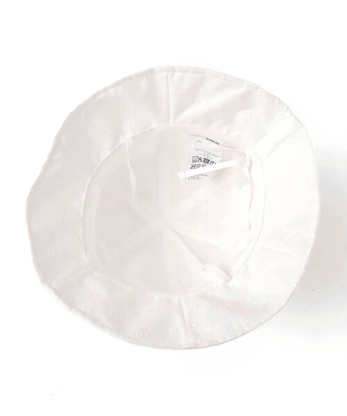 SHIPS（シップス）の「SHIPS KIDS:〈UVカット〉ベビー 刺繍 ハット（キャップ・キッズ・ホワイト・SMALL/X-SMALL/MEDIUM）」の6枚目の写真