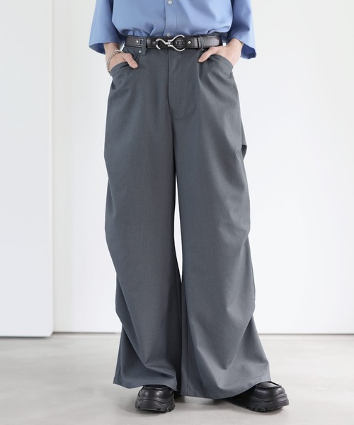SOCCE（ソーシー）の「リベットTRスラックス（スラックス・メンズ・ブラック/ダークグレー・L/M/S/XL）」の2枚目の写真