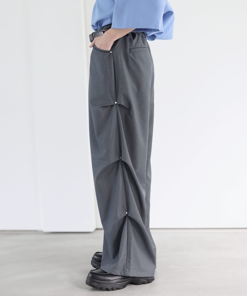 SOCCE（ソーシー）の「リベットTRスラックス（スラックス・メンズ・ブラック/ダークグレー・L/M/S/XL）」の15枚目の写真