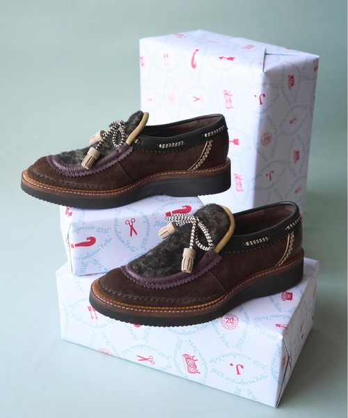 JUCO.（ジュコ）の「テディローファー（ローファー・レディース・ブラウン・23cm/23.5cm/24cm/24.5cm/25cm/25.5cm/26.5cm）」の4枚目の写真