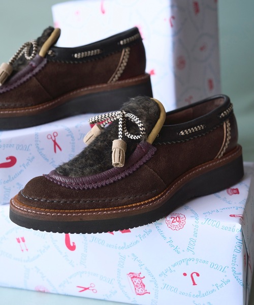 JUCO.（ジュコ）の「テディローファー（ローファー・レディース・ブラウン・23cm/23.5cm/24cm/24.5cm/25cm/25.5cm/26.5cm）」の5枚目の写真