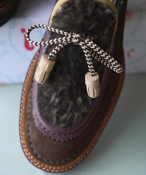 JUCO.（ジュコ）の「テディローファー（ローファー・レディース・ブラウン・23cm/23.5cm/24cm/24.5cm/25cm/25.5cm/26.5cm）」の6枚目の写真