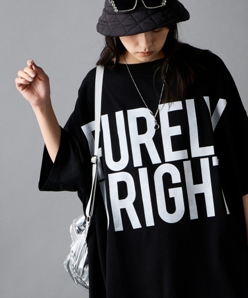 GEVS.（ジェイヴィス）の「ビッグシルエットTシャツ＜大きいサイズ有＞GEVS.（Tシャツ/カットソー・レディース・オフホワイト/チャコール/ブラック・3L～4L/M-LL/5L～6L）」の11枚目の写真