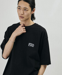 Firsthand/ファーストハンド 6オンス フロントロゴ 刺繍 クルーネックTシャツ / ワンポイントデザインTシャツ LEFT CHEST EMBROIDERY PSD