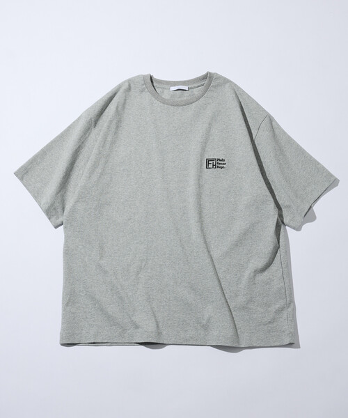 Firsthand（ファーストハンド）の「Firsthand/ファーストハンド 6オンス フロントロゴ 刺繍 クルーネックTシャツ / ワンポイントデザインTシャツ LEFT CHEST EMBROIDERY PSD（Tシャツ/カットソー・メンズ・ブラック/グレー/チャコールグレー/ネイビー/ホワイト・LARGE/MEDIUM）」の7枚目の写真