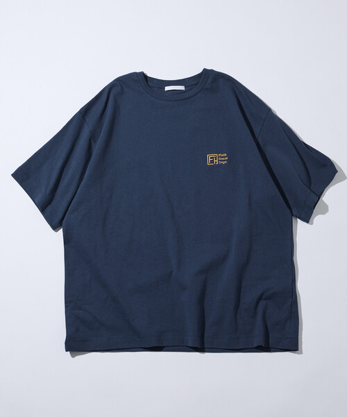 Firsthand（ファーストハンド）の「Firsthand/ファーストハンド 6オンス フロントロゴ 刺繍 クルーネックTシャツ / ワンポイントデザインTシャツ LEFT CHEST EMBROIDERY PSD（Tシャツ/カットソー・メンズ・ブラック/グレー/チャコールグレー/ネイビー/ホワイト・LARGE/MEDIUM）」の22枚目の写真