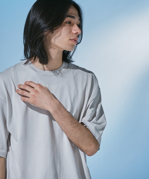 URBAN RESEARCH DOORS（アーバンリサーチドアーズ）の「『UR TECH』サマシェア クルーネックニット（ニット/セーター・メンズ・ブラウン系その他/グレー系その他/ネイビー・LARGE/MEDIUM）」の13枚目の写真