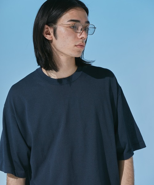 URBAN RESEARCH DOORS（アーバンリサーチドアーズ）の「『UR TECH』サマシェア クルーネックニット（ニット/セーター・メンズ・ブラウン系その他/グレー系その他/ネイビー・LARGE/MEDIUM）」の19枚目の写真