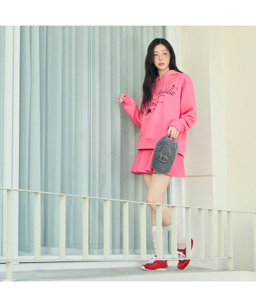 EGOIST（エゴイスト）の「[CAPSULE LINE]ピグメントルーズフィットフードパーカーES2CL360（パーカー・レディース・ブラウン/PINK・55/66）」の4枚目の写真