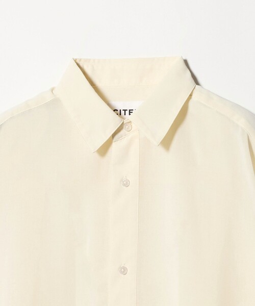 CITEN(シテン)の「<CITEN>エッセンシャルシアーシャツ(シャツ/ブラウス・レディース・ダークブラウン/オフホワイト/ライトブルー・S/M)」の22枚目の写真