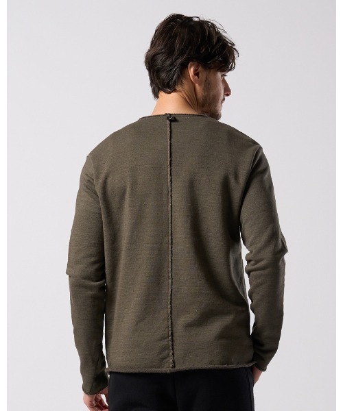 wjk(ダヴルジェイケイ)の「cut-off light sweatshirt(スウェット・メンズ・カーキ/トップグレー/インディゴブルー・MEDIUM/SMALL/X-LARGE/LARGE)」の8枚目の写真