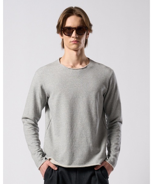 wjk(ダヴルジェイケイ)の「cut-off light sweatshirt(スウェット・メンズ・カーキ/トップグレー/インディゴブルー・MEDIUM/SMALL/X-LARGE/LARGE)」の14枚目の写真