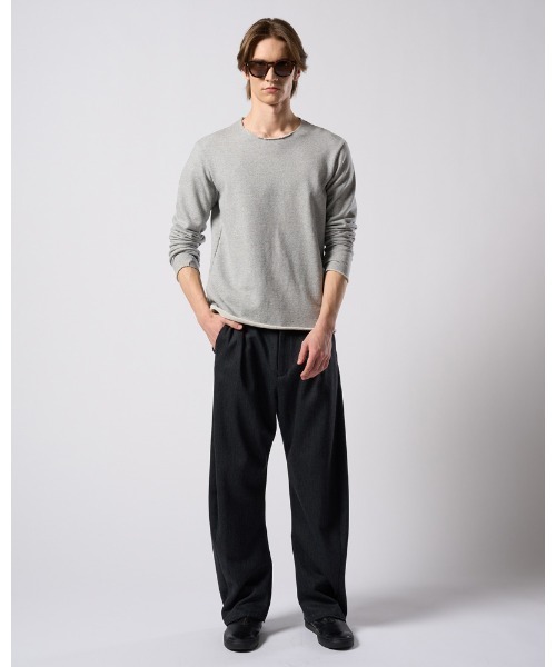 wjk(ダヴルジェイケイ)の「cut-off light sweatshirt(スウェット・メンズ・カーキ/トップグレー/インディゴブルー・MEDIUM/SMALL/X-LARGE/LARGE)」の19枚目の写真