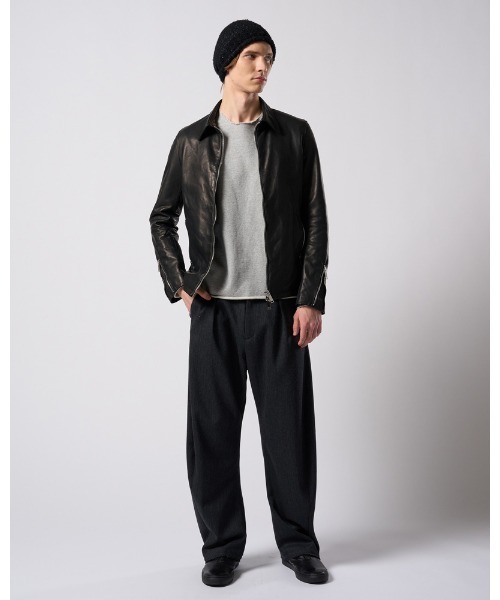 wjk(ダヴルジェイケイ)の「cut-off light sweatshirt(スウェット・メンズ・カーキ/トップグレー/インディゴブルー・MEDIUM/SMALL/X-LARGE/LARGE)」の21枚目の写真