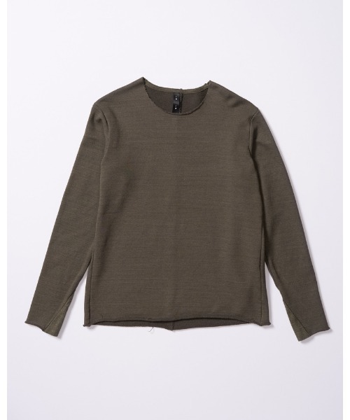 wjk(ダヴルジェイケイ)の「cut-off light sweatshirt(スウェット・メンズ・カーキ/トップグレー/インディゴブルー・MEDIUM/SMALL/X-LARGE/LARGE)」の4枚目の写真