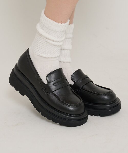 w closet（ダブルクローゼット）の「厚底スニーカーローファー（その他シューズ・レディース・ブラック・LARGE/MEDIUM）」の11枚目の写真