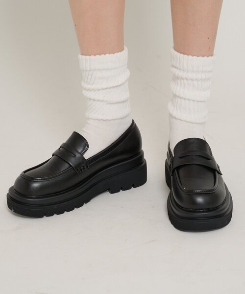 w closet（ダブルクローゼット）の「厚底スニーカーローファー（その他シューズ・レディース・ブラック・LARGE/MEDIUM）」の14枚目の写真