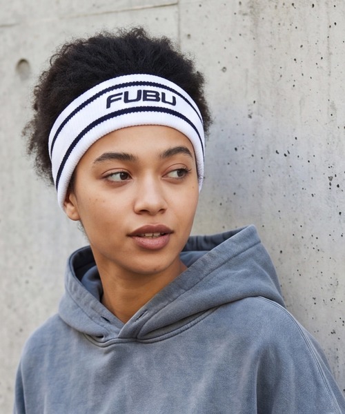 FUBU( フブ)の「【FUBU/フブ】FB HAIR BAND/FBヘアバンド(ヘアバンド・メンズ・ブラック/レッド/ホワイト/ブルー・FREE)」の1枚目の写真