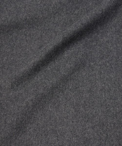 Dulcamara（ドゥルカマラ）の「ラムビーバーBIGコート - PLAIN（ステンカラーコート・メンズ・ブラック/チャコールグレー・1/0）」の11枚目の写真