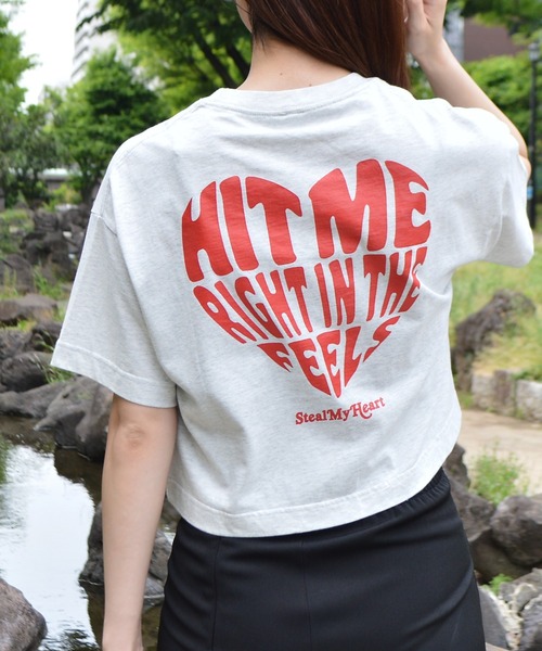 DOUBLE STEAL(ダブルスティール)の「アソートクロップドTシャツ(Tシャツ/カットソー・レディース・グレー系その他3/グレー系その他2/グレー系その他・FREE)」の5枚目の写真
