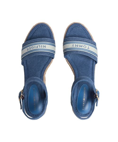 TOMMY HILFIGER(トミーヒルフィガー)の「ミドルウェッジエスパドリーユ(サンダル・レディース・ホワイト/ベージュ・23cm/24cm/23.5cm)」の9枚目の写真