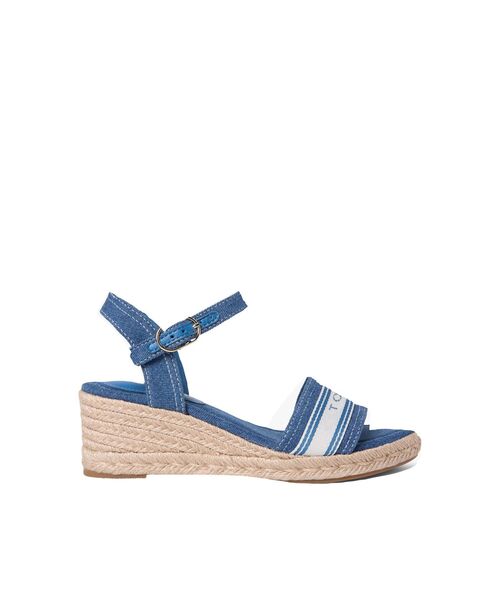 TOMMY HILFIGER(トミーヒルフィガー)の「ミドルウェッジエスパドリーユ(サンダル・レディース・ホワイト/ベージュ・23cm/24cm/23.5cm)」の14枚目の写真