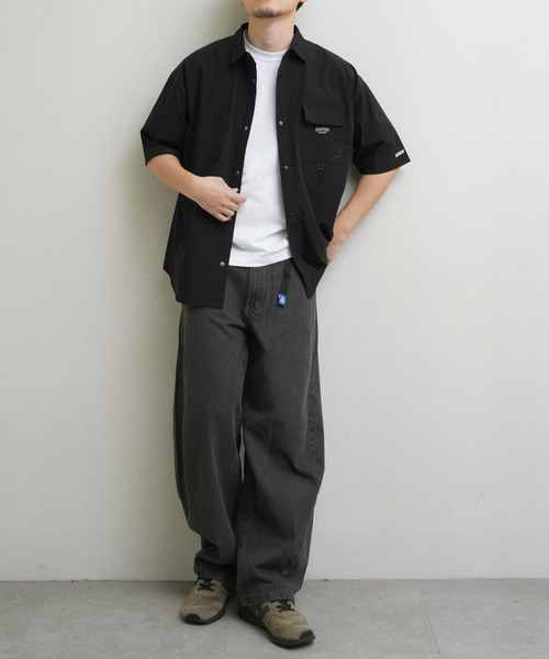 GERRY(ジェリー)の「GEERY 冷感ナイロンPUタスラン半袖シャツ(Tシャツ/カットソー・メンズ・ベージュ/ブラウン/ブラック・X-LARGE/LARGE/MEDIUM)」の11枚目の写真