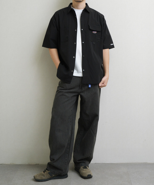 GERRY(ジェリー)の「GEERY 冷感ナイロンPUタスラン半袖シャツ(Tシャツ/カットソー・メンズ・ベージュ/ブラウン/ブラック・X-LARGE/LARGE/MEDIUM)」の13枚目の写真