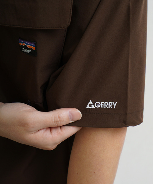 GERRY(ジェリー)の「GEERY 冷感ナイロンPUタスラン半袖シャツ(Tシャツ/カットソー・メンズ・ベージュ/ブラウン/ブラック・X-LARGE/LARGE/MEDIUM)」の16枚目の写真