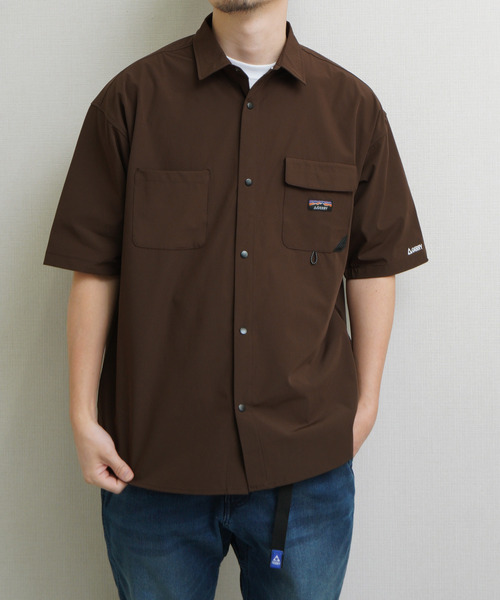 GERRY(ジェリー)の「GEERY 冷感ナイロンPUタスラン半袖シャツ(Tシャツ/カットソー・メンズ・ベージュ/ブラウン/ブラック・X-LARGE/LARGE/MEDIUM)」の18枚目の写真