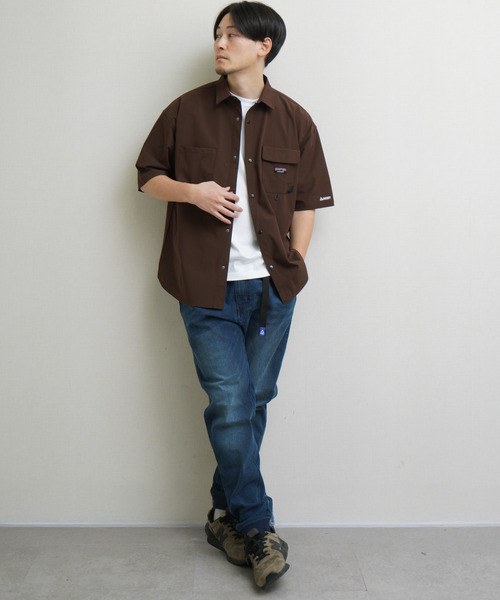 GERRY(ジェリー)の「GEERY 冷感ナイロンPUタスラン半袖シャツ(Tシャツ/カットソー・メンズ・ベージュ/ブラウン/ブラック・X-LARGE/LARGE/MEDIUM)」の21枚目の写真