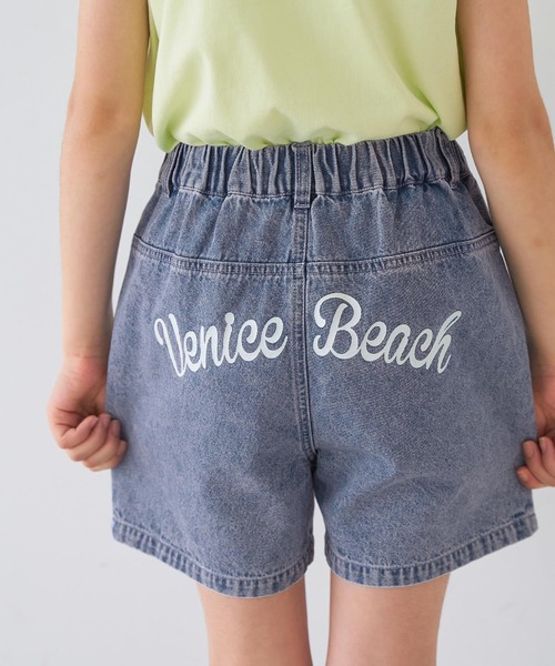 coca(coca)(コカ)の「キッズ デニムヒッププリントショートパンツ(デニムパンツ・キッズ・ブルー・120/130/140/150)」の6枚目の写真